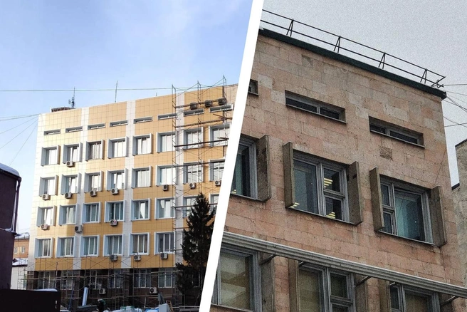 Здание Росгвардии стоит на федеральной земле | Источник: balcony_krsk / Instagram.com