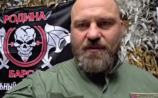 Экс-мэр Оренбурга Сергей «Самбист» Салмин не так давно получил звание лейтенанта | Источник: БАРС&nbsp;— 3 «Родина» / t.me