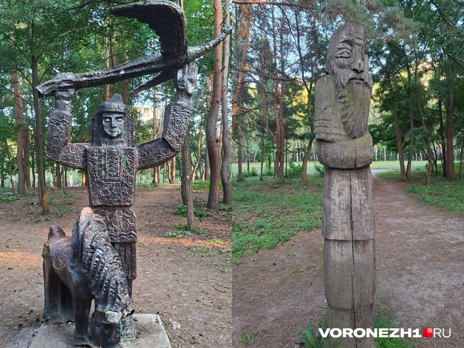 Почти все сохранившиеся скульптуры сейчас находятся в плачевном состоянии | Источник: Алёна Воропаева / Voronezh1.ru