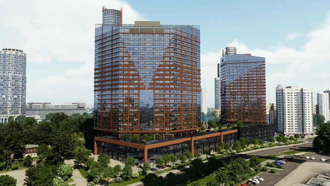 Re: Volution Towers — жилые апартаменты в центре Екатеринбурга. Двор-сад на крыше стилобата, целый этаж сервисов и другие решения обеспечат высочайший уровень комфорта | Источник: «Атомстройкомплекс»