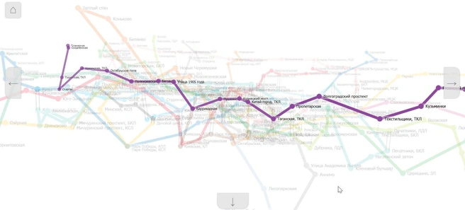 Еще один пример работы карты Евгения Варфоломеева | Источник: varf.ru/metro3d