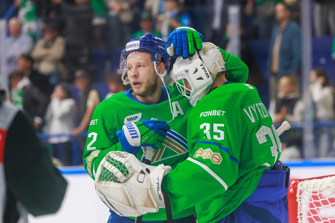 «Салават Юлаев» — «Нефтехимик» 2:0 | Источник: hcsalavat / Vk.ru