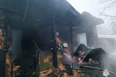 Мужчина погиб при пожаре в пригороде Тулы