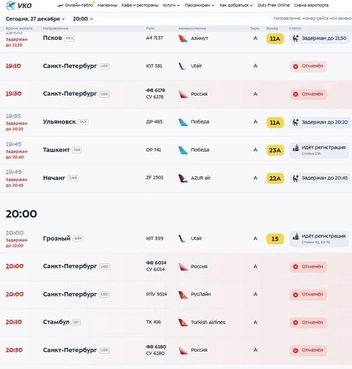 В аэропортах — массовые задержки, в небе сбили больше 20 БПЛА. Что известно об атаке дронов на Москву и область: онлайн | Источник: Vnukovo.ru