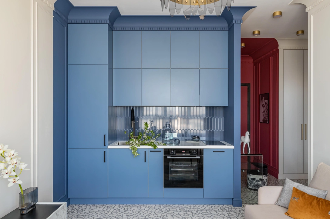 Кухня изготовлена на заказ. | Источник: Женя Муравьева. стиль: Евгения Давыдова