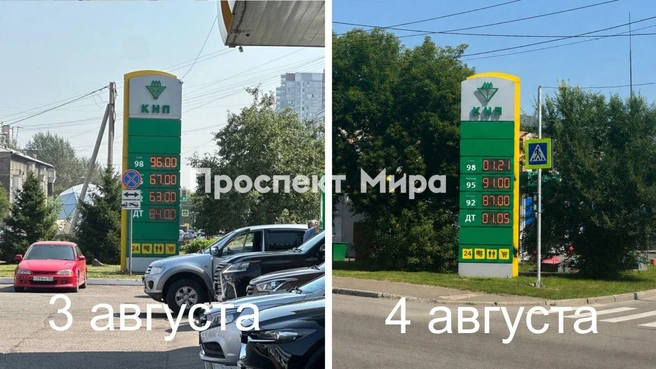 Изменение цен | Источник: Проспект Мира / Telegram