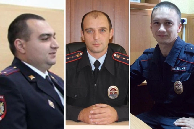 Санан Кулиев, Игорь Просвиркин и Валерий Марченко | Источник: ГУ МВД по Самарской области