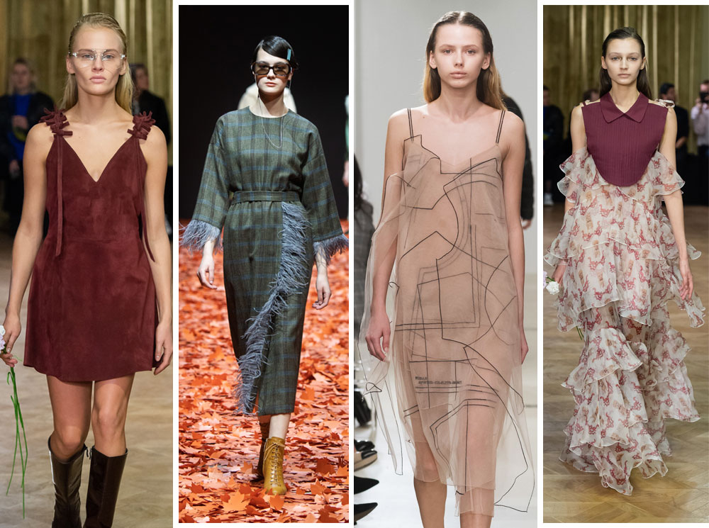 30 лучших платьев осени и зимы 2019 с Mercedes-Benz Fashion Week Russia | marieclaire.ru
