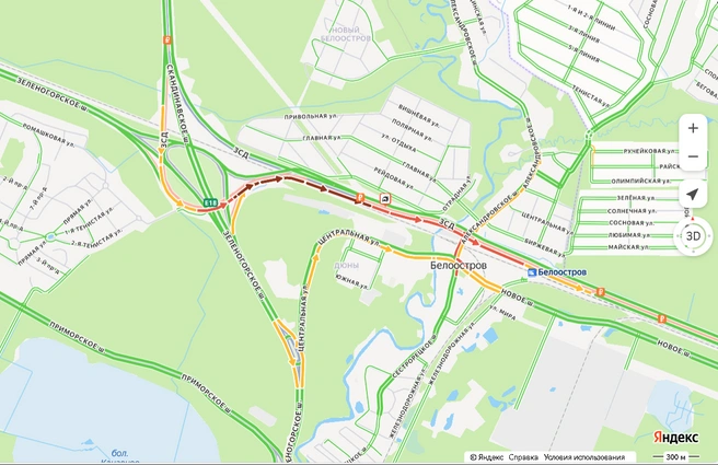 ЗСД перекроют для устранения последствий ДТП с дорожниками | www.fontanka.ru