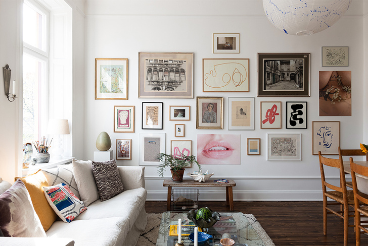 Картины на стене: 10 идей для домашней галереи
