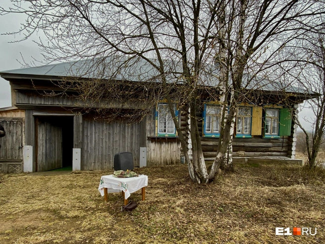 Изба находится в поселке Висим, недалеко от мараловой фермы | Источник: Дарья Костомина / E1.RU