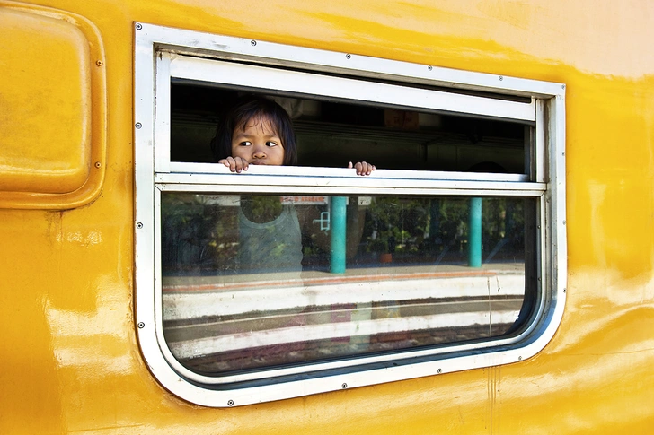 Поезд на острове — самый доступный транспорт и для жителей, и для туристов