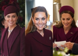 После болезни Кейт Миддлтон полюбила главный королевский цвет — 5 тотал-луков