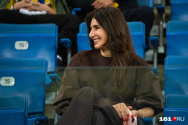 Галина Габисова на футболе | Источник: Евгений Вдовин