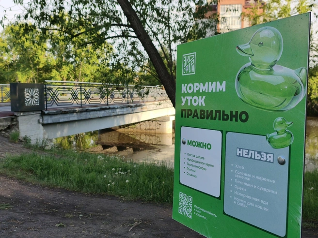 Новые таблички в парке | Источник: Пресс-служба городской администрации