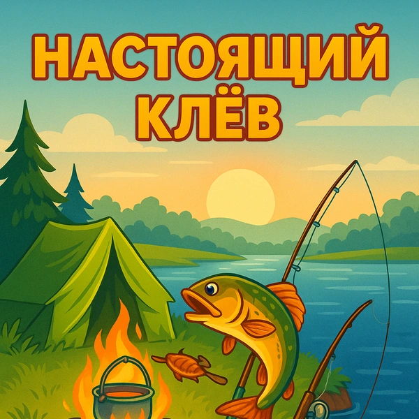 День Рыбака: открытки близким, смешные открытки, открытки другу на день рыбака, открытки на день рыбака, рыбак | Источник: theDay/DALL-E