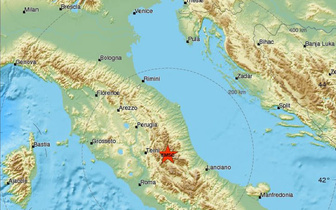 В центральной части Италии произошло сильное землетрясение