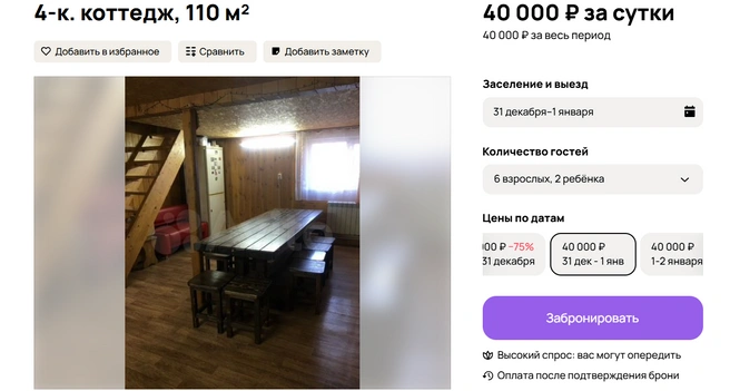 Главное преимущество&nbsp;— отсутствие соседей | Источник: Авито