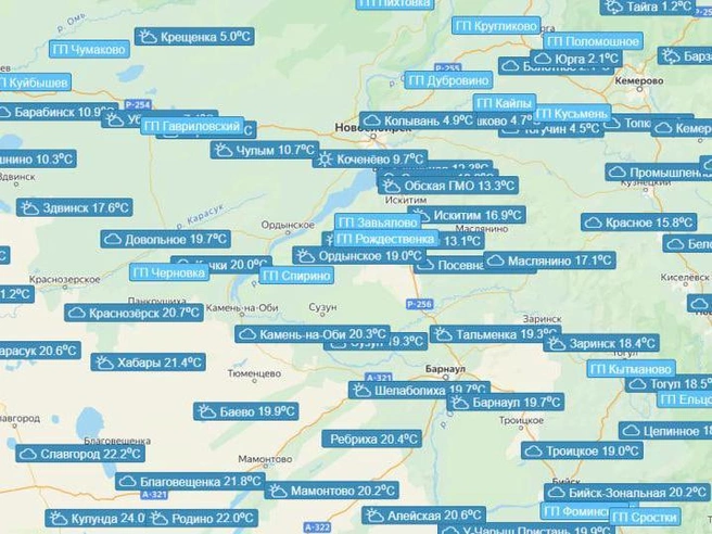 Новосибирскую область накрыла волна аномального тепла. | Источник: www.meteo-nso.ru