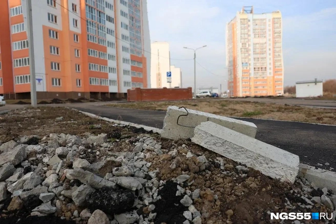 К благоустройству тоже есть вопросы | Источник: Евгений Софийчук / NGS55.RU