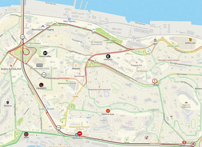 В городских службах о планах по посыпке дорог не сообщали | Источник: 2GIS