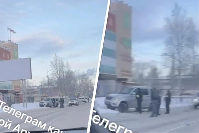 У здания ФССП в Архангельске перекрыли движение