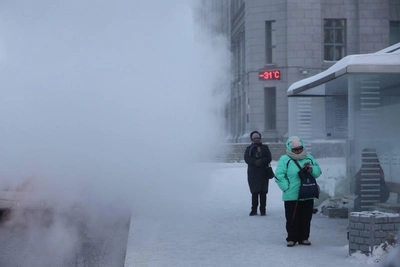 Температура упала до -50 в Новосибирске: 20 фото морозов