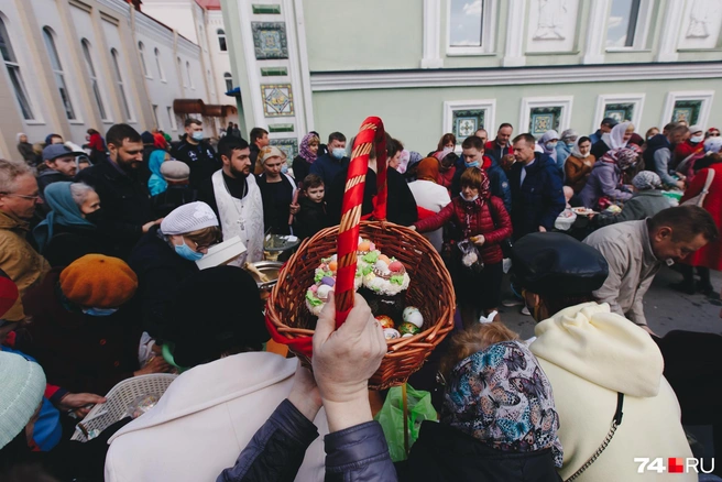 В основной части храмов освящение куличей предусмотрено накануне Пасхи | Источник: Дарья Пона