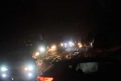 6-километровый затор сковал Большевистскую в Новосибирске