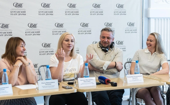 Рыбинский драматический театр на пресс-конференции | Источник: Игорь Меркулов