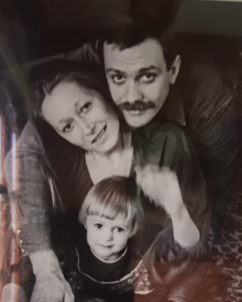 Никита Михалков с женой Татьяной и дочкой Анной