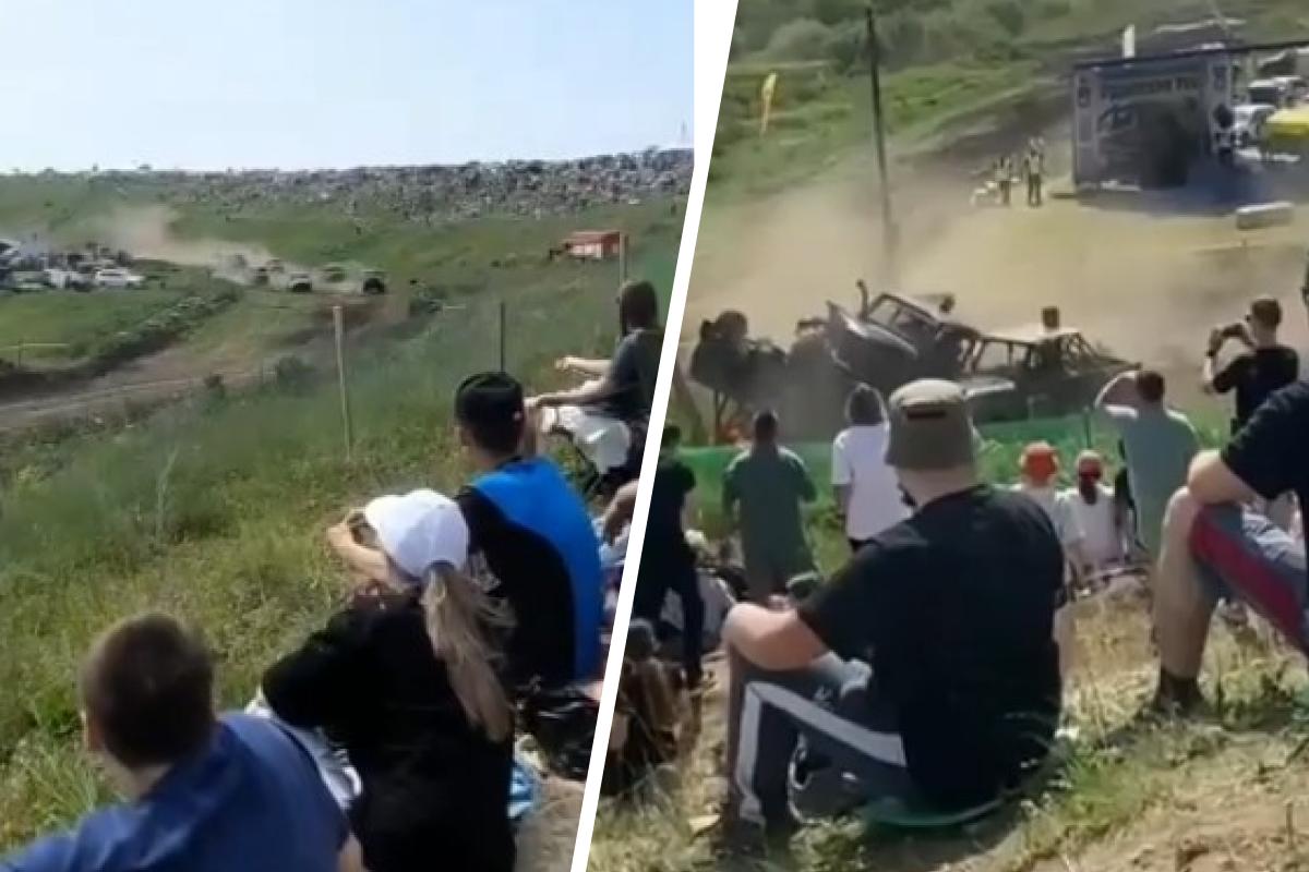 В Прикамье на «Ординском ухабе» пять автомобилей влетели друг в друга: зрелищное видео