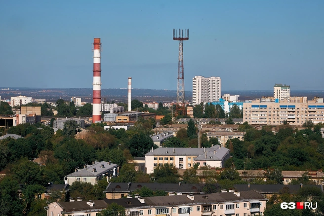 Совсем вдали виднеются Алексеевка и Смышляевка | Источник: Роман Данилкин / 63.RU