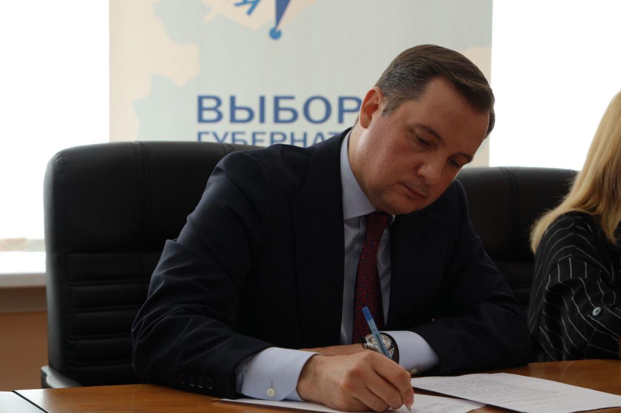 Александр Цыбульский подал документы на выборы губернатора Архангельской области