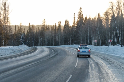 Участки трассы «Сибирь» в Кузбассе закрыты из-за снегопада