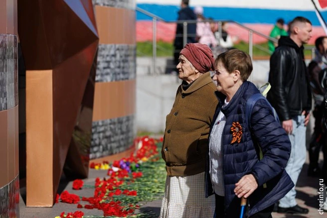 Фото праздника 9 Мая в парке Победы | Источник: st.cherinfo.ru
