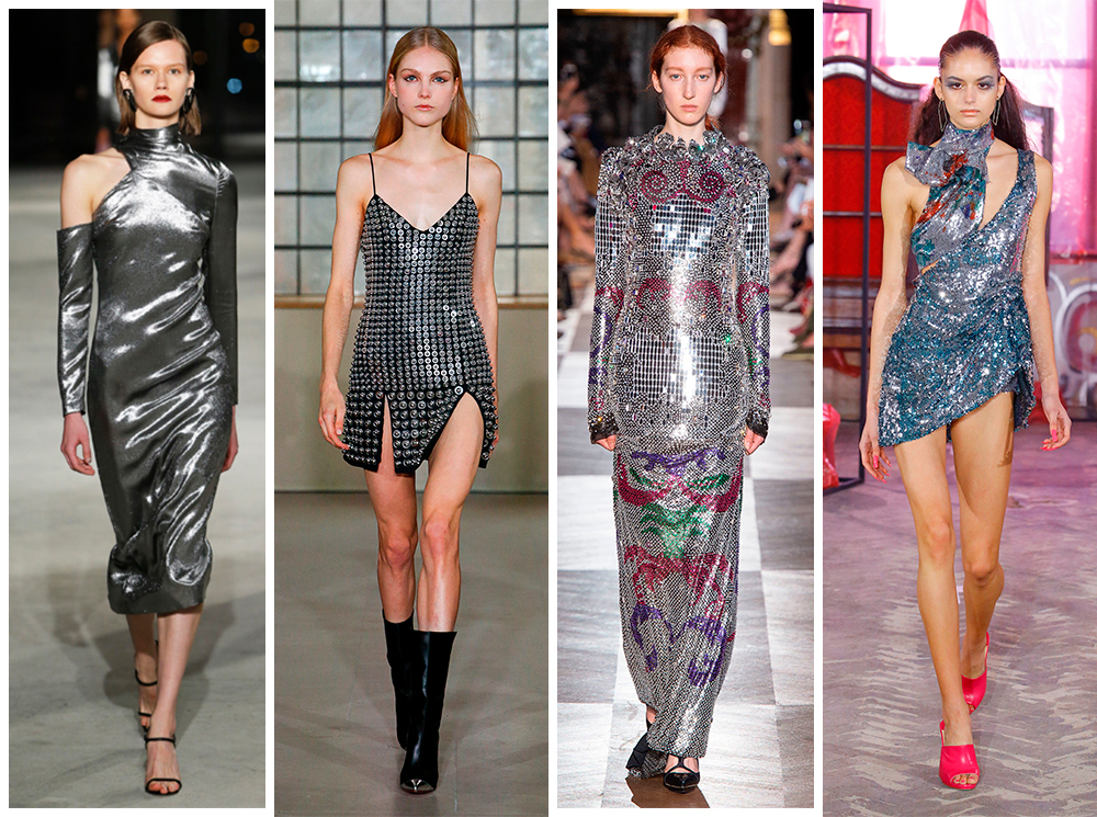 Новогодний образ: топ-15 платьев цвета металлик для главного вечера года | marieclaire.ru