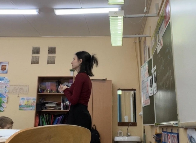 Студентка уже проводила уроки китайского в школе во время практики у 6-10 классов | Источник: из личного архива Дарины Гладышевой