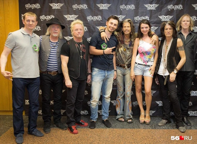 А это Евгений и Aerosmith | Источник: предоставлено 56.RU