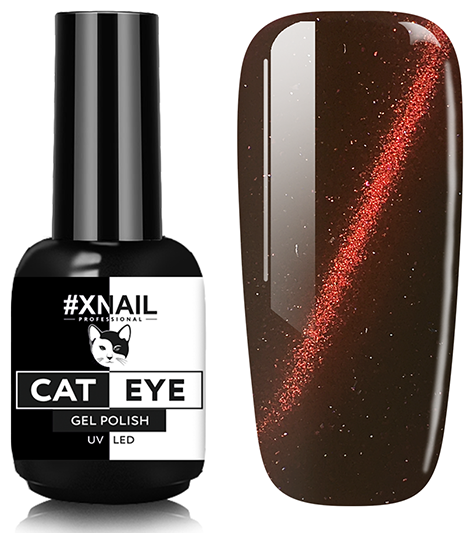 Гель лак XNAIL PROFESSIONAL Cat Eye кошачий глаз магнитный