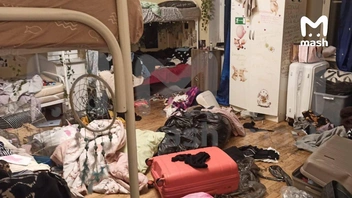 В таких условиях находились ребята