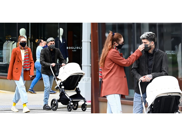 Джиджи Хадид и Зейн Малик впервые появились вместе на публике с дочкой