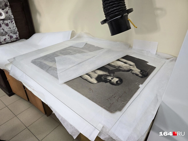 Такие образцы графики тут реставрируются | Источник: Семен Коротов-Майбах / 164.RU