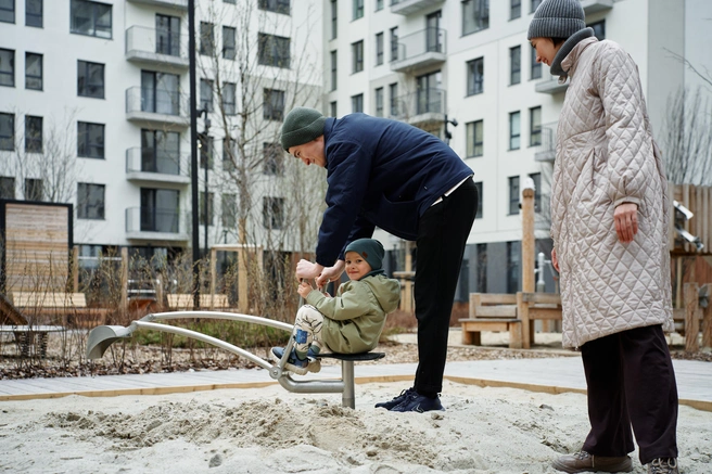 В жилом районе с инфраструктурой уже есть готовые квартиры с выгодой до 4,8 млн рублей | Источник: Брусника