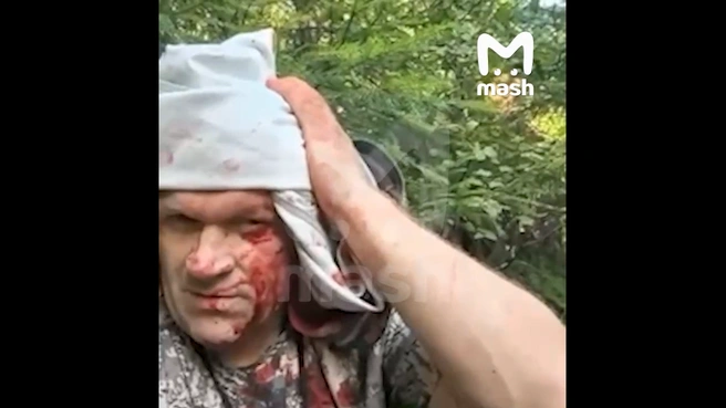 Скриншот из видео охотника | Источник: Телеграм-канал Mash