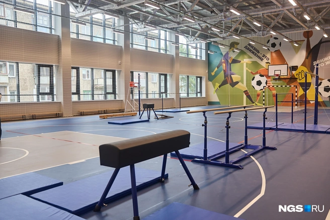 Спортзал рассчитан на 250 человек | Источник: Александр Ощепков / NGS.RU