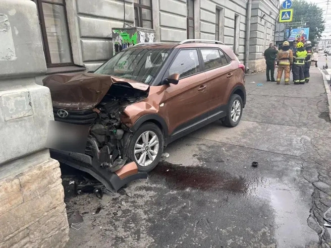 В аварии на Боткинской легковушка сбила пешеходов на тротуаре. Водитель в состоянии клинической смерти | Источник: ГУ МВД РФ по Санкт-Петербургу и Ленобласти
