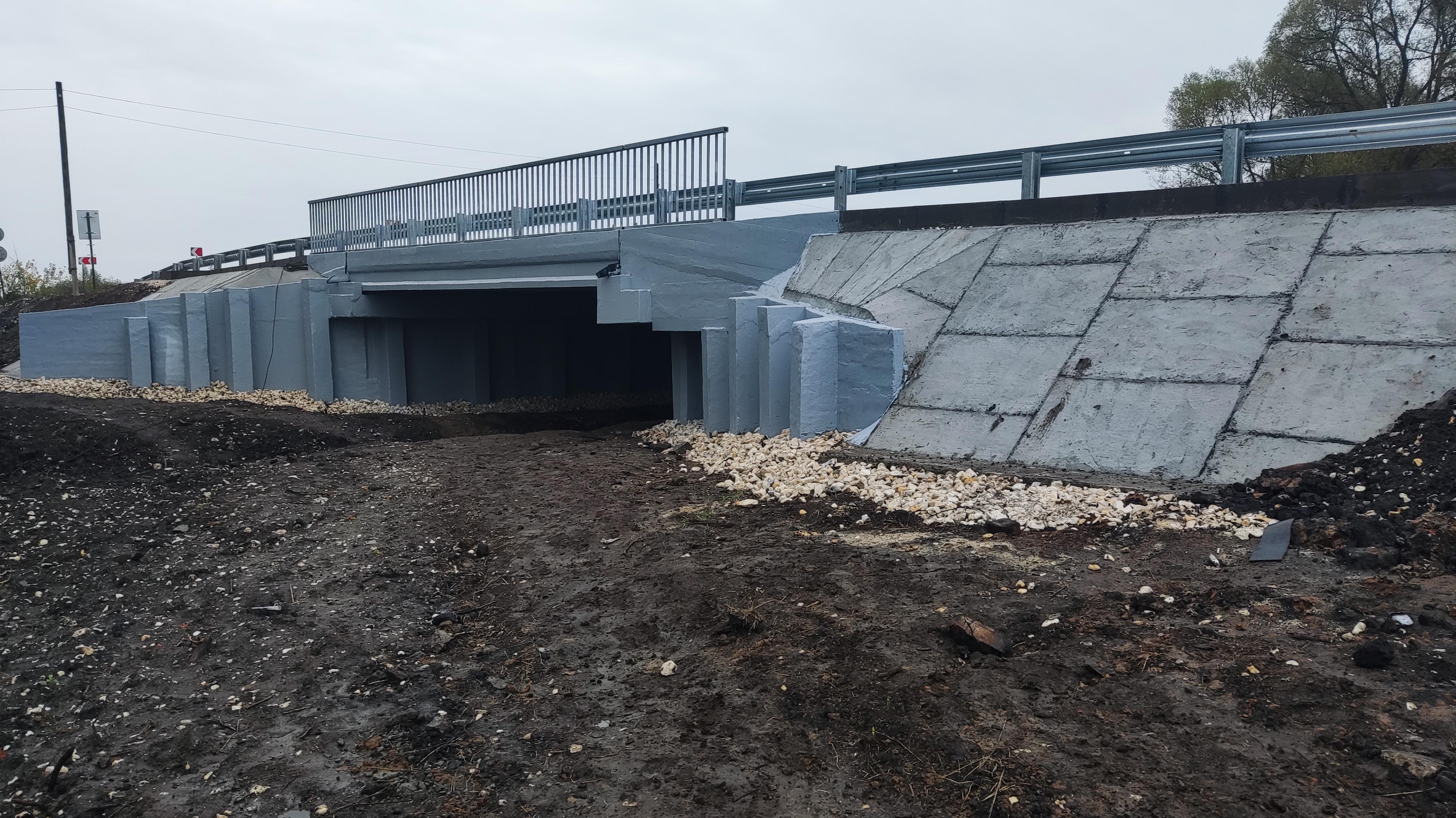 В Путятинском округе обновили мост через ручей