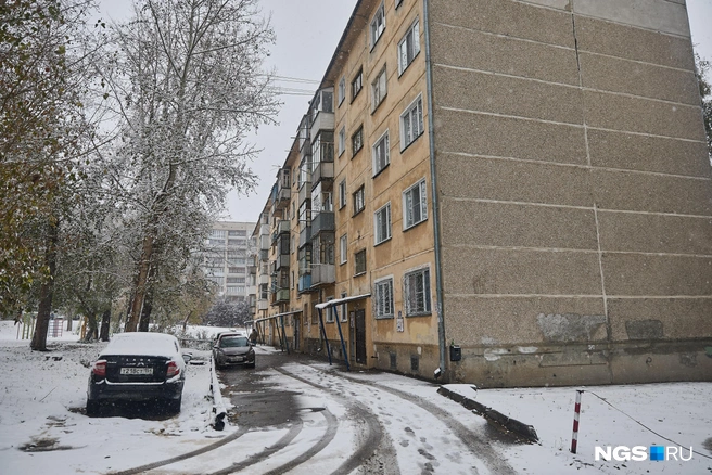 Дом на Станиславского, 50 — единственный в округе без отопления | Источник: Александр Ощепков / NGS.RU