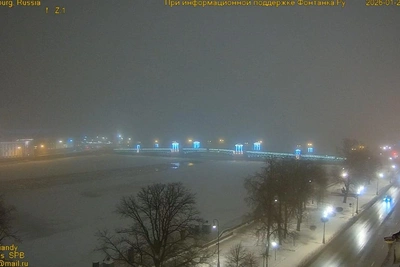 Петербург утонул в тумане. До похолодания осталось два дня